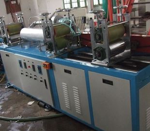 China PVC heat shrinkable tubing (Barrel electric heating) flat blowing machine（Co-extrusion two-color casing machine） supplier
