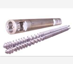 China Custom Design Plastic Extruder Parts , Plastic Extruder Screw Barrel WPC Processe supplier
