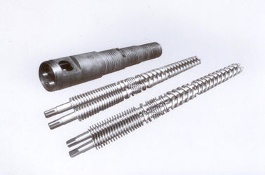 China Custom Types Plastic Extrusion Screw Extruder Machine Parts 0.6-0.8mm Nitriding Depth supplier