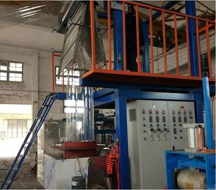 China High Speed Film Blowing Machine , Pvc Film Machine 8-20kg/H Yield SJ55×28-Sm1000 supplier