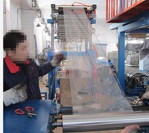 China Full Automatic PVC Shrink Film Blowing Machine Single Lift Blowing Unit SJ40-Sm500 supplier