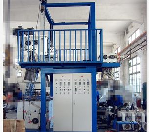 China Plastic Extrusion PVC Film Blowing Machine , 600 - 1000mm Width PVC  Shrink Film Machine supplier