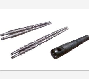 China Alloy Steel Conical Twin Screw & Barrel , Twin Screw Extruder Parts ISO9001 Standard supplier