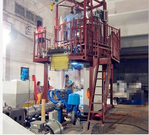 Plastic Blown Film Extrusion Machine 70 - 80kg / H Output 1000mm Width supplier