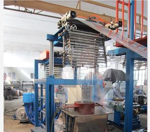 Energy Saving Heat Shrink Label Film Blown Machine With Pillar Under Electric Lift supplier