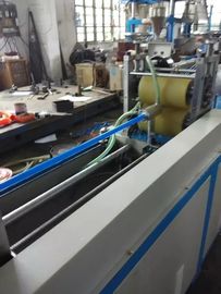 PVC heat shrinkable tubing (Barrel electric heating) flat blowing machine（Co-extrusion two-color casing machine） supplier